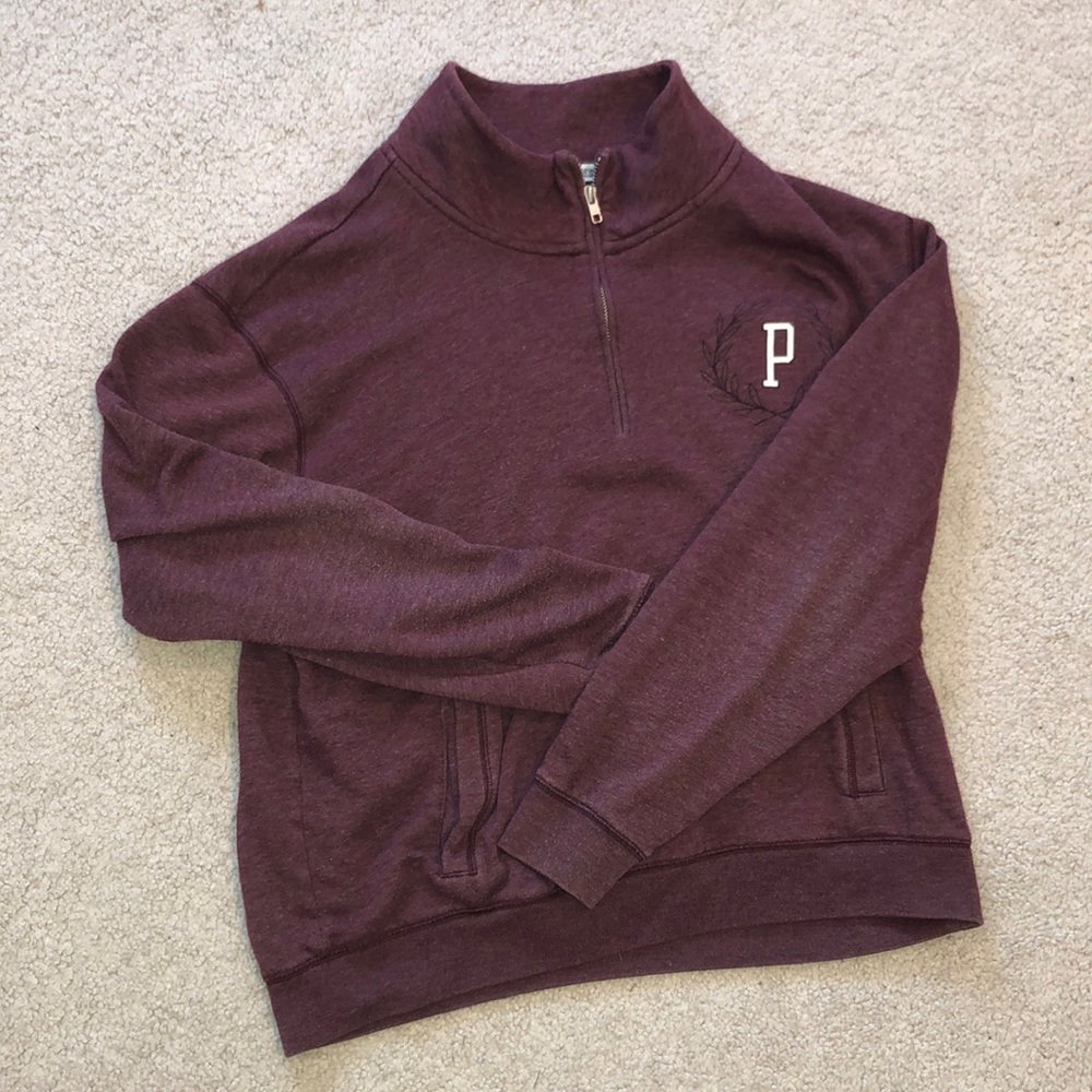 Quarter zip—PINK